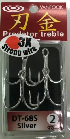 Vanfook DT-68S 3X Treble Hook