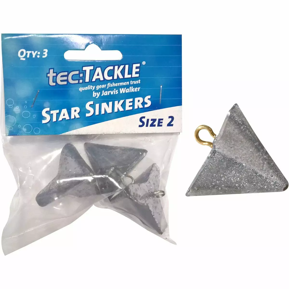 Jarvis Walker Tec Tackle Star Sinker Pre Pack - Image 2
