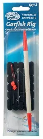 Jarvis Walker Garfish Rig With Chemically Sharpened #10 Hook