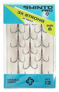 Shinto Pro 3x Black Nickel Trebles