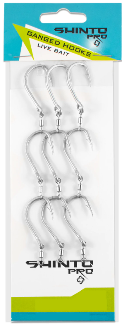 Tackle World Shinto Pro Ganged Hook Swivel Live Bait